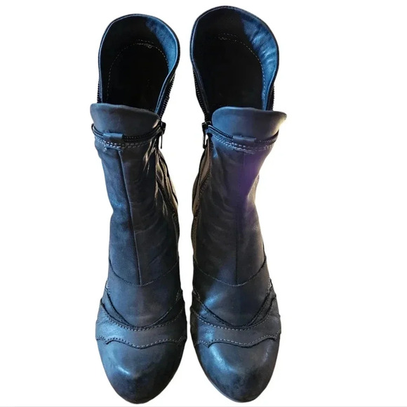 Dkode Women's Boho Leather Vintage Style Zippered Retro Ankle Boots Size EU 38. - Picture 5 of 15